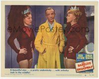 2f535 BARKLEYS OF BROADWAY LC #6 '49 Fred Astaire between Ginger Rogers & her pretty understudy!