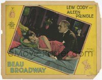 2f539 BEAU BROADWAY LC '28 Lew Cody wants to kiss & make up with beautiful Aileen Pringle on bed!