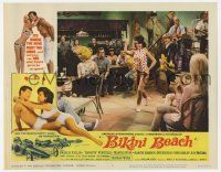 2f556 BIKINI BEACH LC #8 '64 Annette Funicello dancing by guy playing double neck guitar!