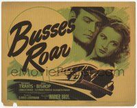 2f044 BUSSES ROAR TC '42 cool precursor to Speed with runaway bus filled with dynamite!