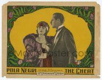 2f590 CHEAT color LC '23 Jack Holt stares at disdainful Pola Negri, lost film!