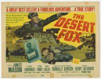 2f079 DESERT FOX TC '51 James Mason as Field Marshal Erwin Rommel in World War II Africa!