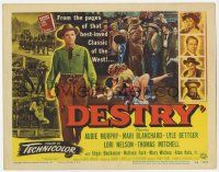 2f087 DESTRY TC '54 Audie Murphy & Mari Blanchard in the West's best loved classic story!