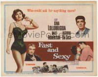 2f119 FAST & SEXY TC '61 de Sica, who could ask for more than sexy Gina Lollobrigida in lingerie!
