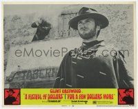 2f661 FISTFUL OF DOLLARS/FOR A FEW DOLLARS MORE LC #3 '69 best close up of Clint Eastwood w/cigar!