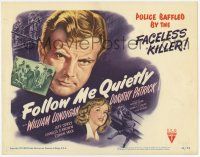 2f126 FOLLOW ME QUIETLY TC '49 William Lundigan, Patrick, police baffled by the Faceless Killer!