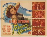 2f130 FOREVER YOURS TC '45 Gale Storm, Johnny Mack Brown, the picture you will take to your heart!