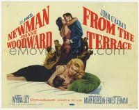 2f133 FROM THE TERRACE TC '60 art of Paul Newman & sexy Joanne Woodward, from John O'Hara novel!
