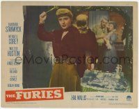 2f670 FURIES LC '50 angry Barbara Stanwyck about to throw scissors, directed by Anthony Mann!