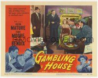 2f672 GAMBLING HOUSE LC #1 '51 Victor Mature & Bendix question sexy showgirl in her dressing room!