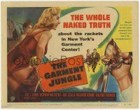 2f136 GARMENT JUNGLE TC '57 the whole naked truth about the racket in New York's garment center!