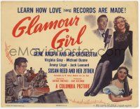 2f144 GLAMOUR GIRL TC '48 Gene Krupa, sexy Virginia Grey, learn how love song records are made!