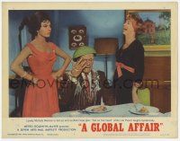 2f676 GLOBAL AFFAIR LC #2 '64 Michele Mercier is fed up with Bob Hope, Lilo Pulver laughs at him!