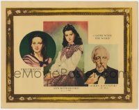 2f680 GONE WITH THE WIND LC '39 art of Ann Rutherford, Evelyn Keyes & Harry Davenport in frame!