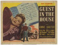 2f152 GUEST IN THE HOUSE TC '44 mentally ill Anne Baxter + painter Ralph Bellamy!