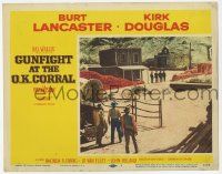 2f690 GUNFIGHT AT THE O.K. CORRAL LC #1 '57 far shot of Clantons facing down the Earps in finale!