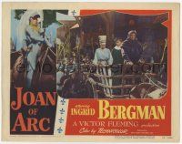 2f738 JOAN OF ARC LC #3 '48 Ingrid Bergman led to her flaming death in cart!