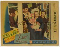 2f757 LADY IS WILLING LC '42 happy Marlene Dietrich holding baby beside Fred MacMurray!