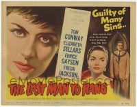 2f205 LAST MAN TO HANG TC '56 Tom Conway is guilty of many sins, Elizabeth Sellars, Eunice Gayson!