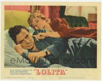 2f771 LOLITA LC #1 '62 Stanley Kubrick directed, James Mason is repulsed by Shelley Winters in bed!
