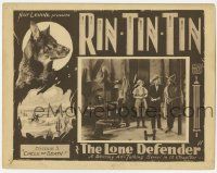 2f772 LONE DEFENDER chapter 5 LC '30 great border image of Rin-Tin-Tin, serial, Circle of Death!
