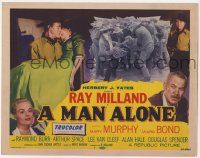 2f238 MAN ALONE TC '55 star & director Ray Milland, Mary Murphy, Ward Bond, lynch mob image!
