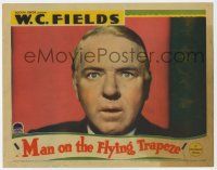 2f788 MAN ON THE FLYING TRAPEZE LC '35 wonderful close up of henpecked husband W.C. Fields!
