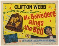 2f271 MR. BELVEDERE RINGS THE BELL TC '51 Clifton Webb in the title role, Joanne Dru!