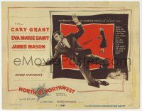 2f292 NORTH BY NORTHWEST TC '59 Cary Grant, Eva Marie Saint, Alfred Hitchcock suspense classic!
