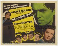 2f297 ODD MAN OUT TC '47 James Mason is a man on the run, directed by Carol Reed!