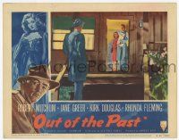 2f826 OUT OF THE PAST LC #5 R53 Robert Mitchum & Jane Greer are tracked down after running away!
