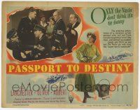 2f311 PASSPORT TO DESTINY TC '44 Elsa Lanchester, only the Nazis don't think it's so funny!