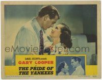 2f842 PRIDE OF THE YANKEES LC '42 Gary Cooper as baseball legend Lou Gehrig c/u withTeresa Wright!