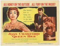 2f335 QUEEN BEE TC '55 Joan Crawford is all honey on the outside, all fury on the inside!