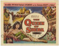 2f336 QUEEN OF SHEBA TC '53 the sensuous beauty of Sheba unsurpassed in time on Earth!