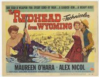 2f348 REDHEAD FROM WYOMING TC '53 sexy Maureen O'Hara had a weapon for every kind of man!