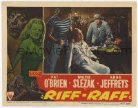 2f870 RIFF-RAFF LC #8 '47 Walter Slezak has Sammy Stein beat the information out of Pat O'Brien!