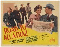 2f365 ROAD TO ALCATRAZ TC '45 cop Robert Lowery sends criminals to the famous prison!