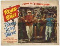2f874 ROAD TO BALI LC #8 '52 Bob Hope & Bing Crosby grabbed by Indonesian natives!