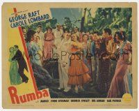 2f883 RUMBA LC '35 crowd of people watching George Raft & sexy Margo dancing back to back!