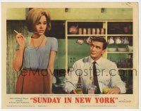 2f920 SUNDAY IN NEW YORK LC #1 '64 Rod Taylor stares suspiciously at sexy femme fatale Jane Fonda!