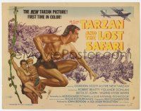 2f444 TARZAN & THE LOST SAFARI TC '57 Gordon Scott in title role for the first time in color!