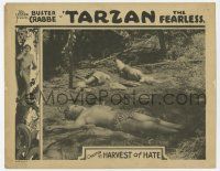 2f929 TARZAN THE FEARLESS ch 11 LC '33 Buster Crabbe in loincloth unconscious on ground, serial!