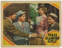 2f940 THESE GLAMOUR GIRLS LC '39 beautiful Anita Louise on train w/ Castle, Hayes, and Getchell!