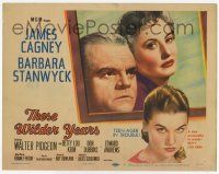 2f455 THESE WILDER YEARS TC '56 James Cagney & Barbara Stanwyck have a teenager in trouble!
