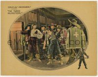 2f947 THREE MUSKETEERS LC '21 Douglas Fairbanks as D'Artagnan is thrown out by soldiers!