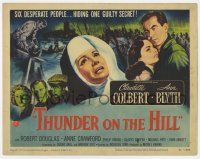 2f460 THUNDER ON THE HILL TC '51 nun Claudette Colbert, 6 desperate people hiding 1 secret!