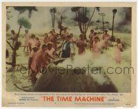 2f949 TIME MACHINE LC #7 '60 H.G. Wells, George Pal, Rod Taylor, Morlocks trapped by fire!