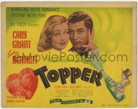 2f471 TOPPER TC R44 Constance Bennett, Cary Grant, wacky art of cupid on champagne bottle!