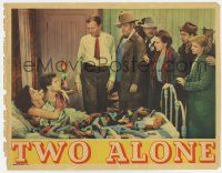 2f960 TWO ALONE LC '34 sheriff & others find Tom Brown helping Jean Parker after she got hurt!